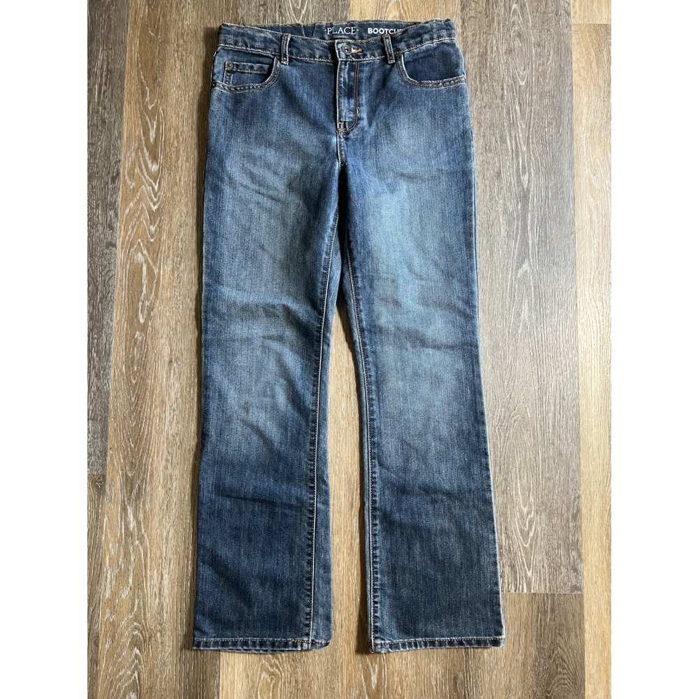 The Children's Place Girls‎ Bootcut Jeans Dark Wash Size 14